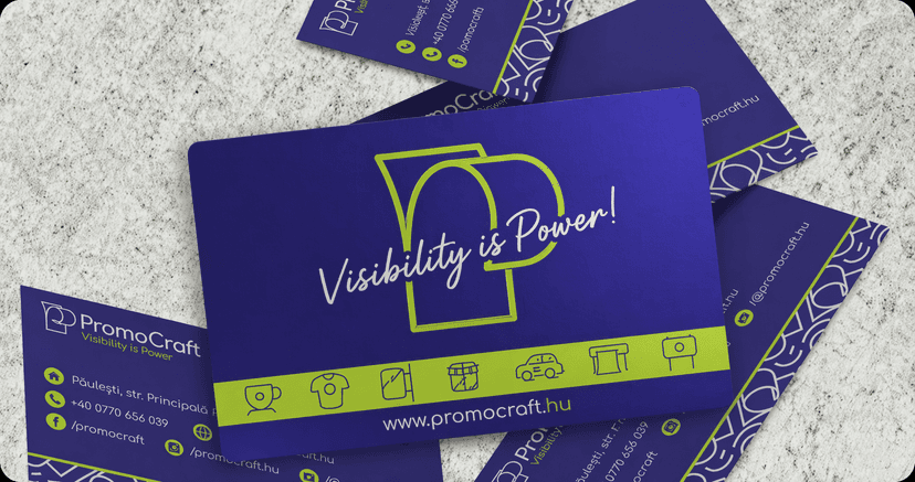 Fém névjegykártyák